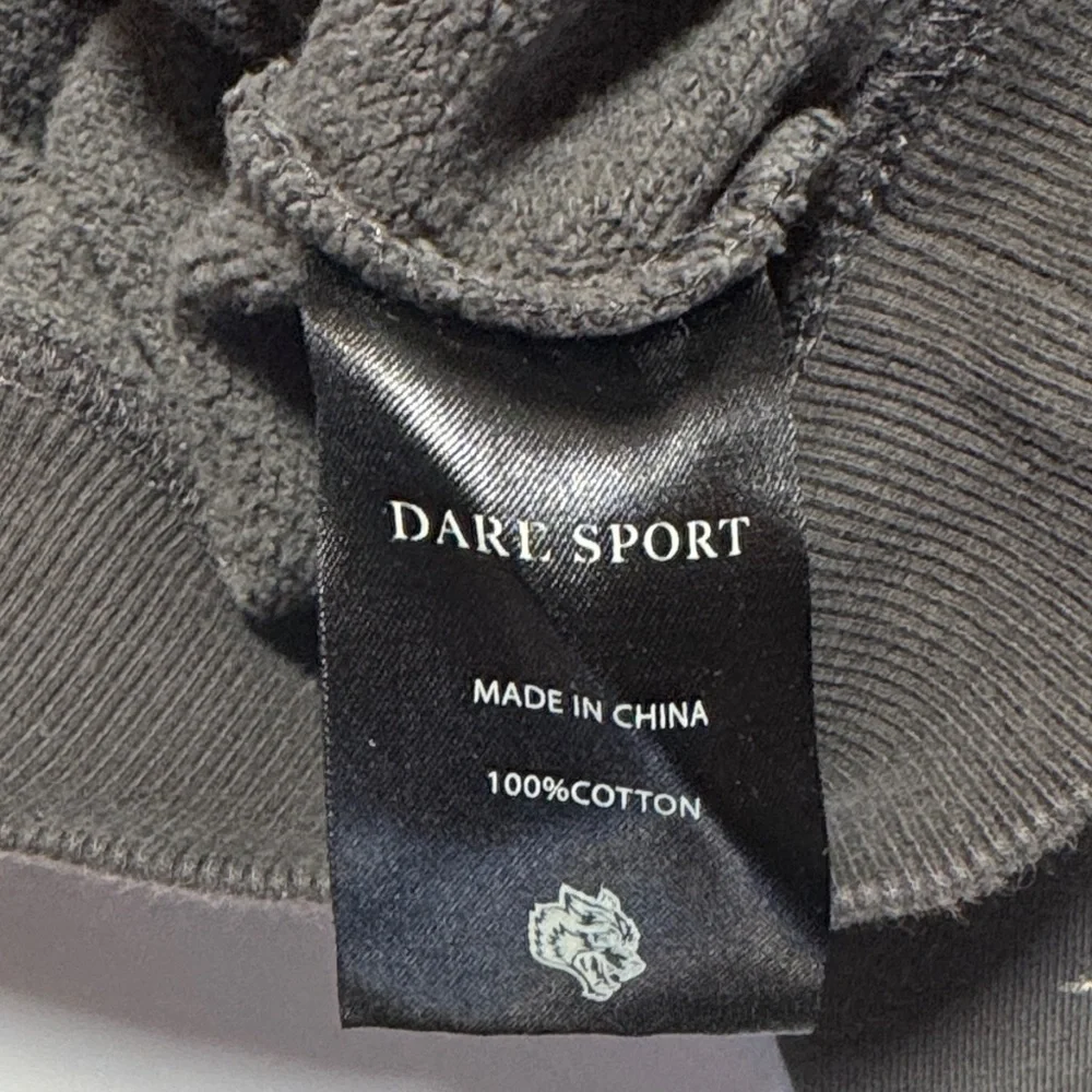 DARC SPORT Wolves Club Faded Black 'Wolves Forever' Graphic Hoodie Sweatshirt M - Picture 9 of 15